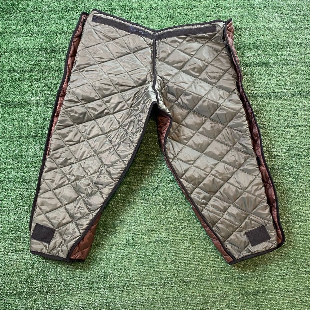 Velcro Military Cold Weather Quilted Pant Liners Size 8